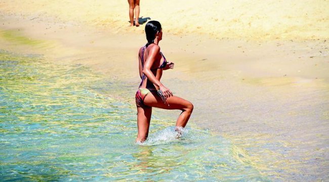 Çeşme'de berrak şov