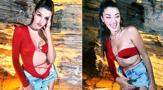 Hande Erçel'in Bodrum kombini