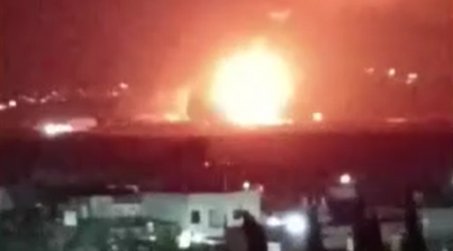 Erbil'deki ABD üssünde bomba yüklü İHA saldırısı! Üste yangın çıktı