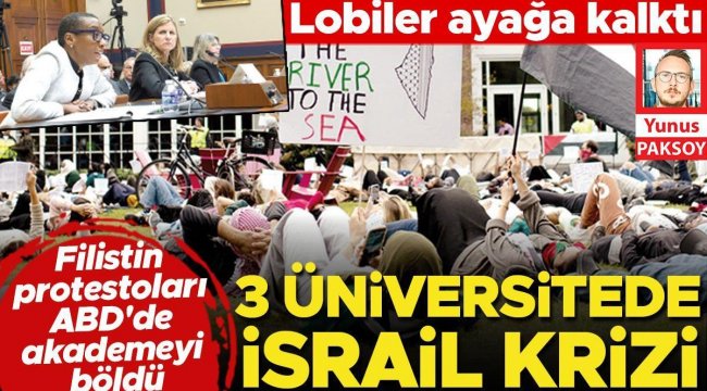 3 üniversitede İsrail krizi... Filistin protestoları ABD’de akademiyi böldü