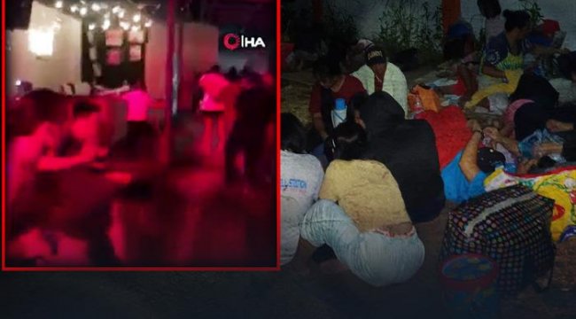 Çığlık çığlığa kaçıştılar: 7,6 büyüklüğündeki deprem böyle sallamış! Bugün de 7,0 ile panik yaşadılar