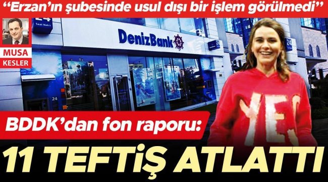 Seçil Erzan milyonlarca doları toplarken şube 11 teftiş atlattı