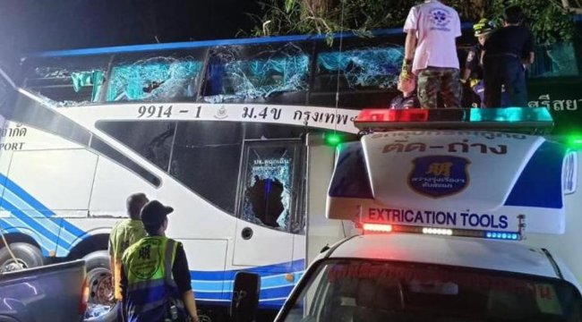 Tayland'da katliam gibi kaza: 14 ölü, 35 yaralı