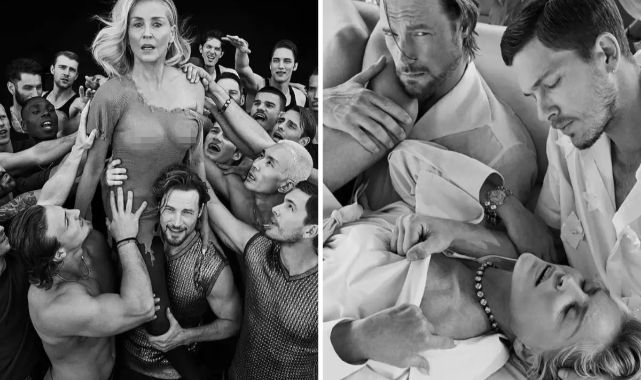 Üstsüz poz veren Sharon Stone, yine sınırları zorladı